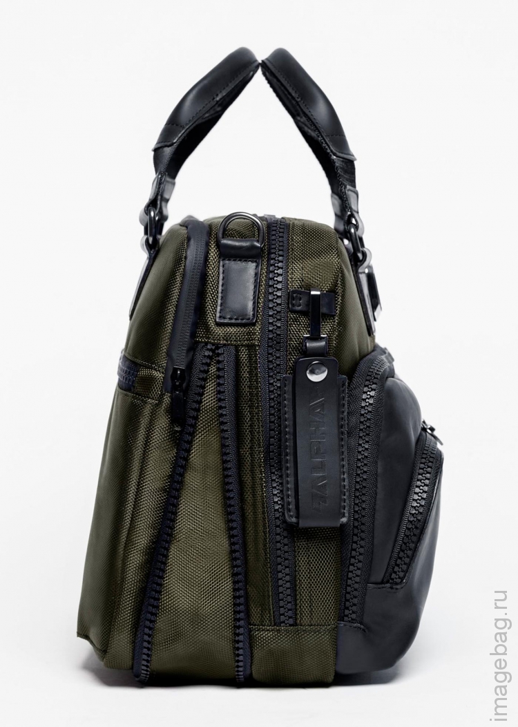 Мужская сумка для документов ALPHA Y01 khaki-5