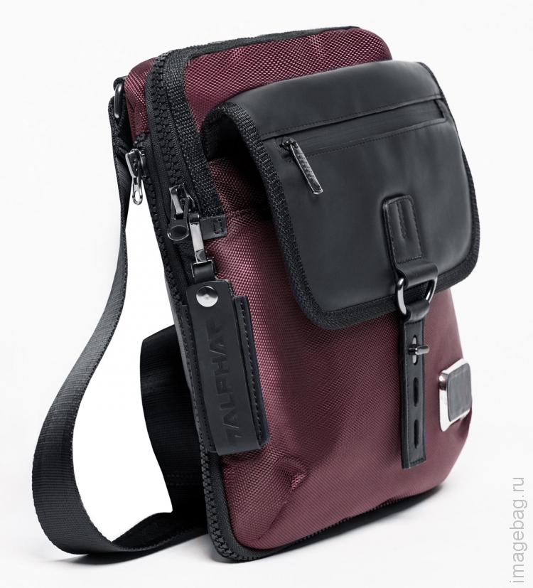 ALPHA Y02 ruby Мужская стильная сумка через плечо-8