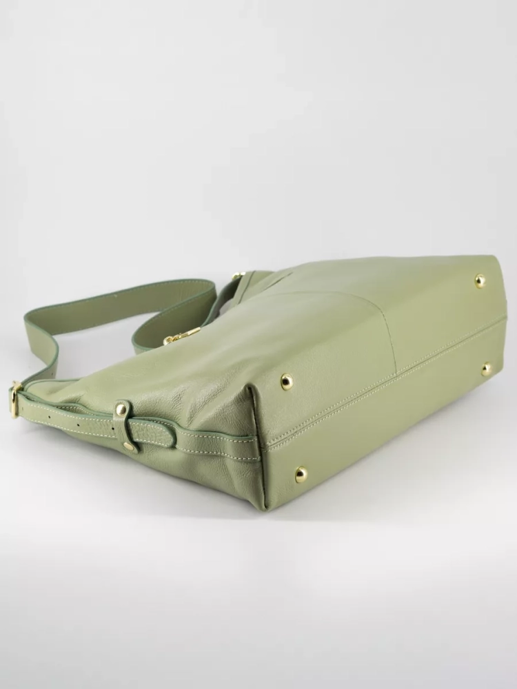 Сумка женская шоппер Paul Rayner green 8214