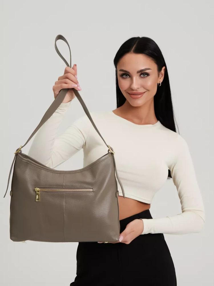 Сумка женская шоппер Paul Rayner grey 8214