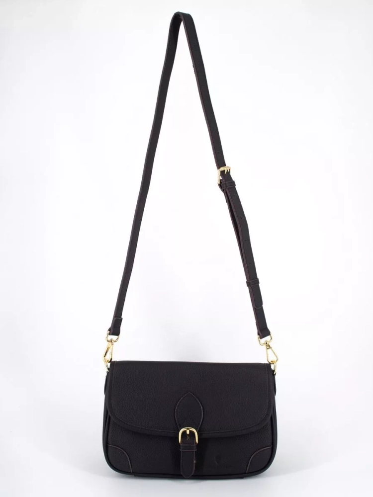 Женская кожаная сумка Paul Rayner black 6333