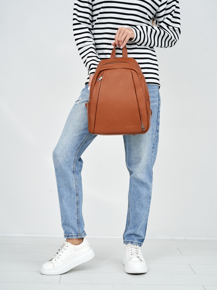 Рюкзак женский коричневый Paul Rayner Wendy brown 1048