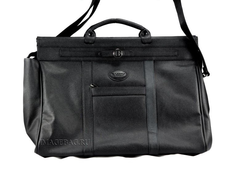 Дорожная сумка саквояж из натуральной кожи WST Polo F-01