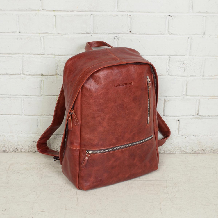 Мужской кожаный рюкзак Adams Redwood