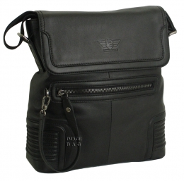 Кожаная сумка с оригинальной отделкой IP Collection  811-3-77         