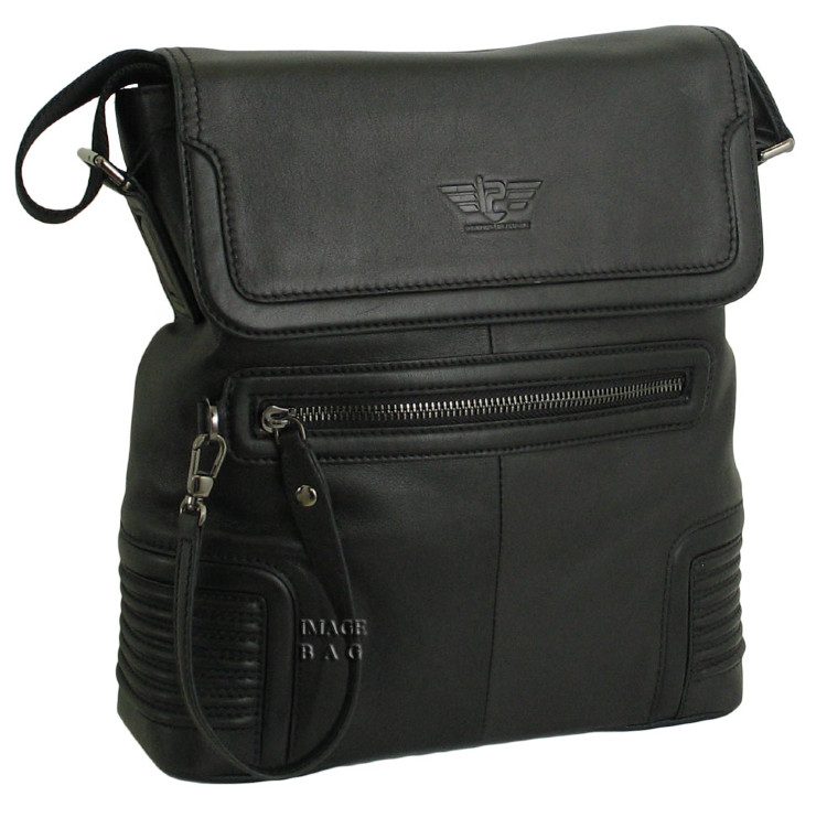 Мужская сумка с оригинальной отделкой IP Collection 811-3-77