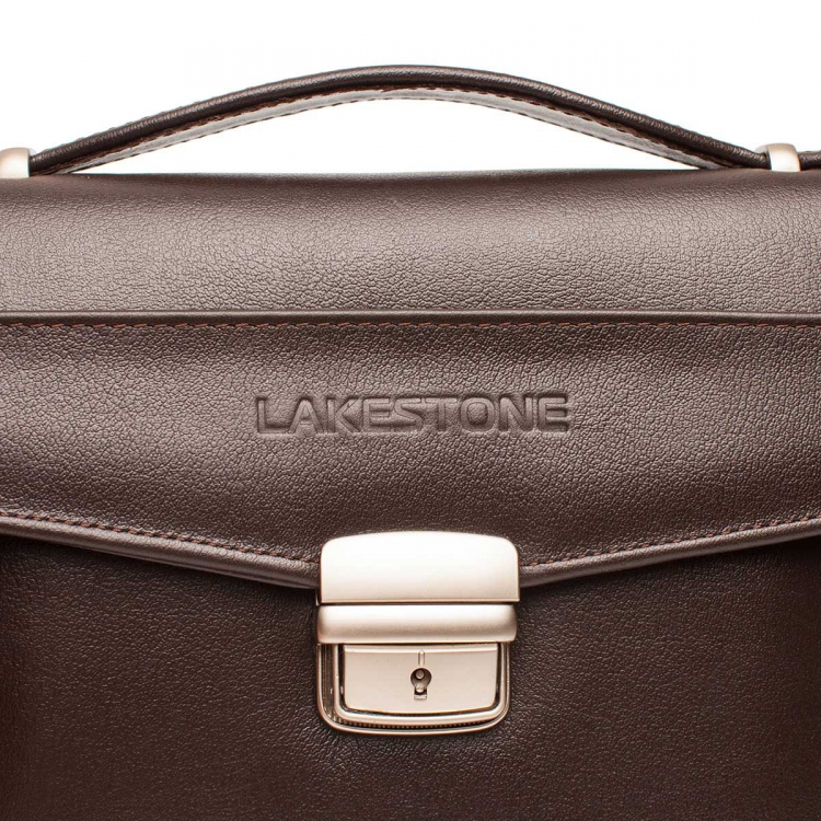 Вместительная барсетка мужская кожаная Clark Brown