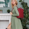Женский рюкзак городской красный Paul Rayner red 1071