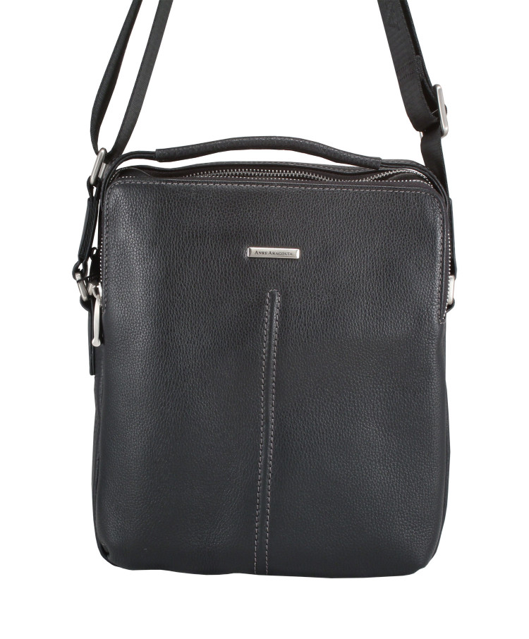 Сумка кожаная черная Anre Aragosta 0138-21_4226