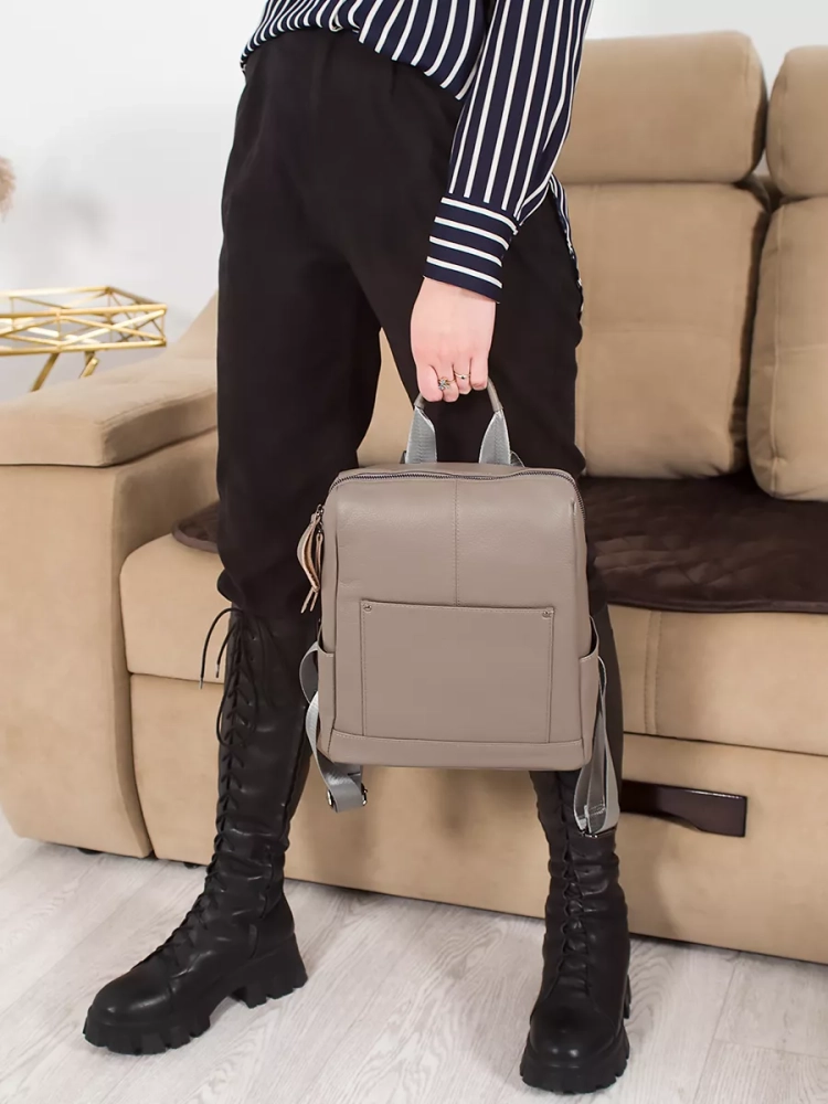 Женский рюкзак под А4 серый Paul Rayner 1071