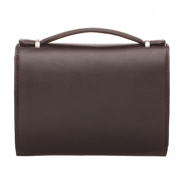 Элегантная коричневая барсетка мужская Evans Brown