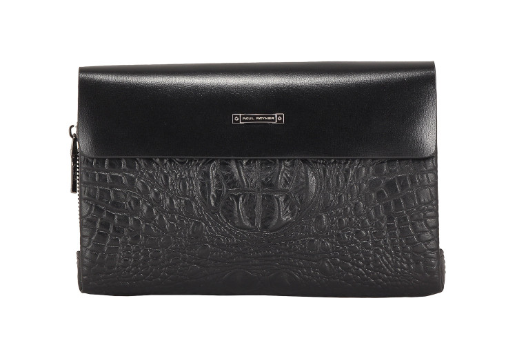 Элегантный мужской клатч из кожи под рептилию Paul Rayner 0351505-1_1048