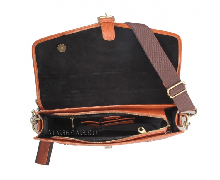Портфель мужской из натуральной кожи Mulberry 5130-1mu cognac_7897