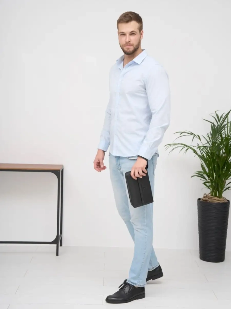 Мужской клатч кожаный Paul Rayner 1645-7