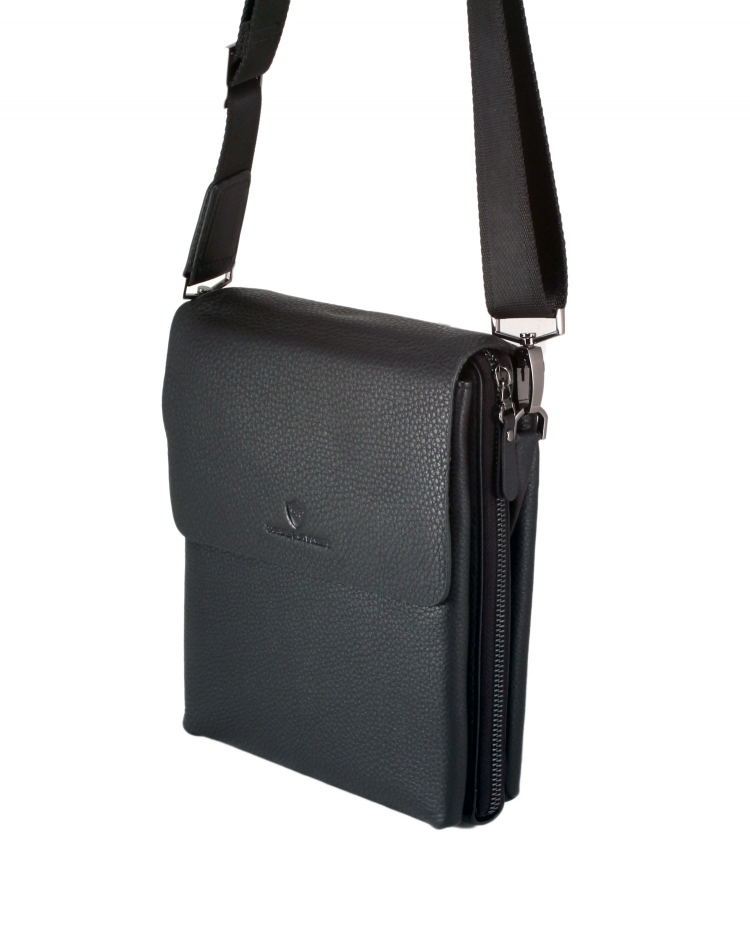 Черная мужская сумка планшет Paul Rayner 0035120-4_1122