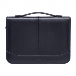 Кожаная папка черная Elmdale Black 961001/BL