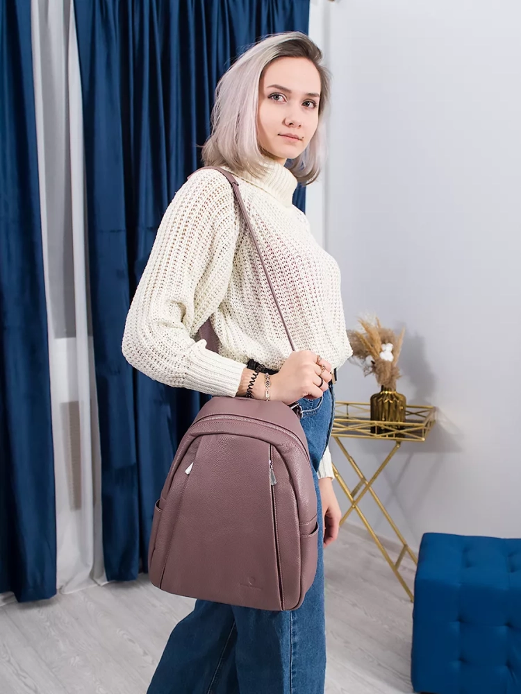 Рюкзак женский темно-розовый Paul Rayner Wendy 1048pk