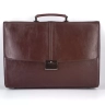 Деловой мужской кожаный портфель для документов и ноутбука с кодовым замком Paul Rayner 1-9504-1