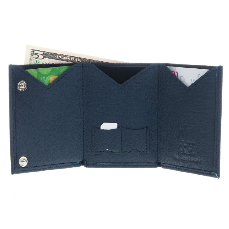 Визитница кожаная Galib 11M001R-1-BLUE