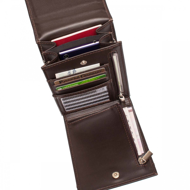 Коричневая сумка на пояс Tormarton Brown