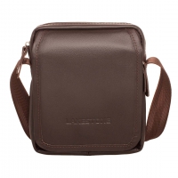 Коричневая маленькая мужская сумка через плечо Parker Brown