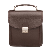Компактный коричневый мужской портфель Bishop Brown