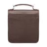 Компактный коричневый мужской портфель Bishop Brown