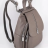 Рюкзак женский кожаный маленький Paul Rayner серый 1031-1