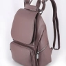 Женский кожаный городской рюкзак PR розовый 1029