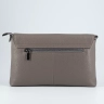 Клатч женский кожаный серый 8819