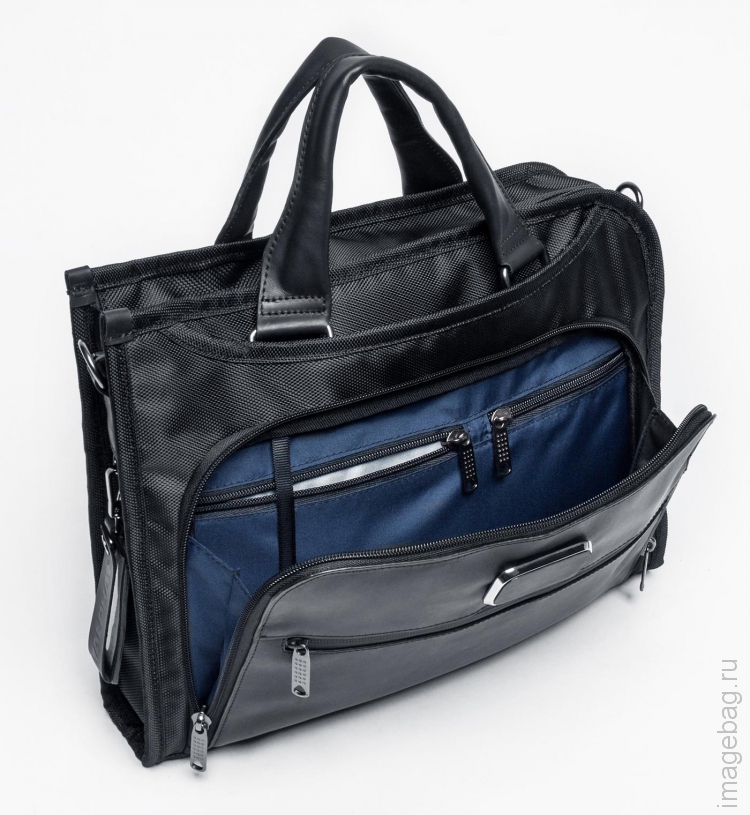 ALPHA X02 black Деловая сумка черная-4